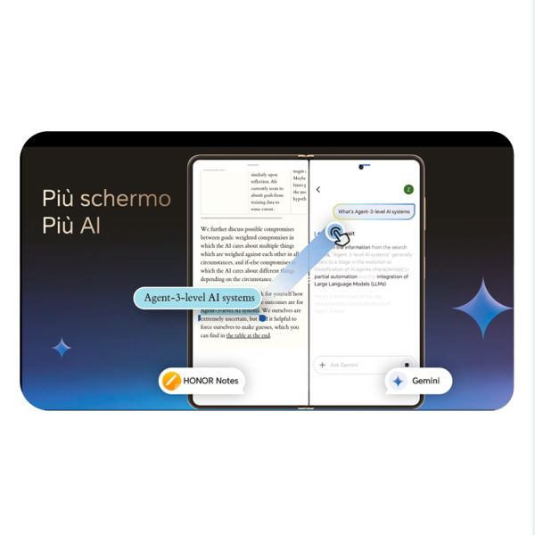 piu schermo piu AI